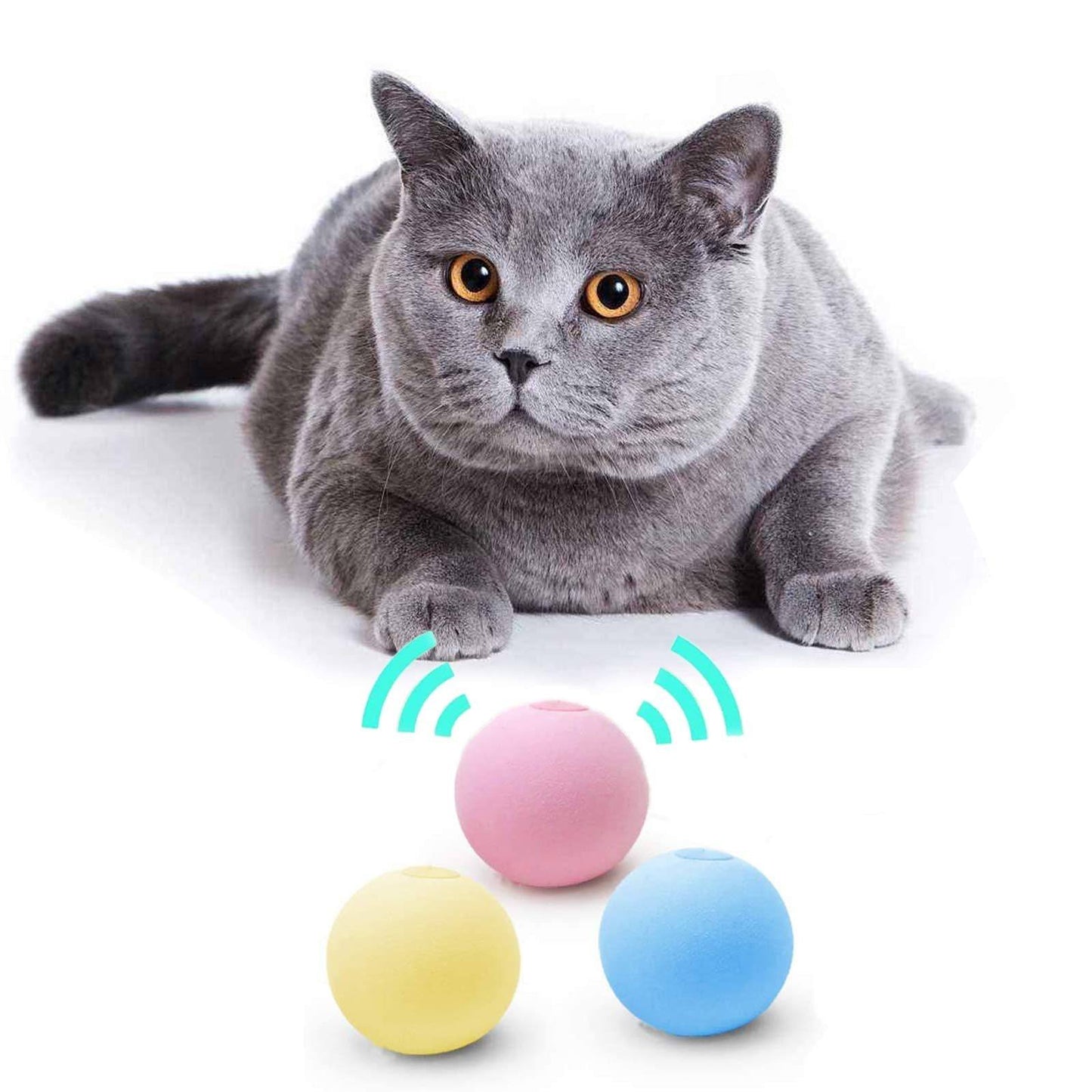 SmartBall™ - Balle intelligente d'apprentissage pour chat - Miaoumiw